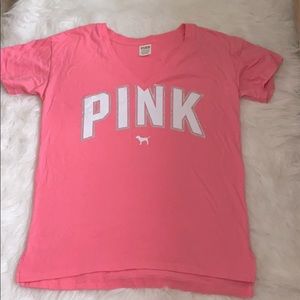 Victoria’s Secret PINK Tshirt - Pink Sparkly - XS